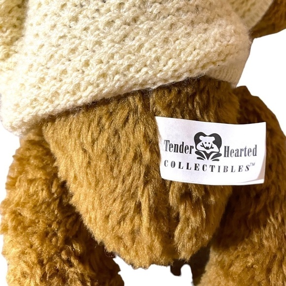 TENDER Hearts Treasures Teddy Bear Plush Stuffed Animal Jointed Sweater Plush - Picture 9 of 14